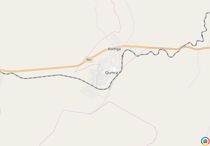 Map location of Komga